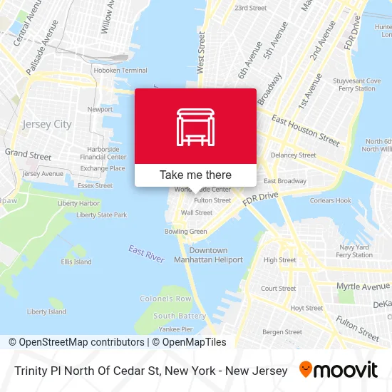 Trinity Pl North Of Cedar St map