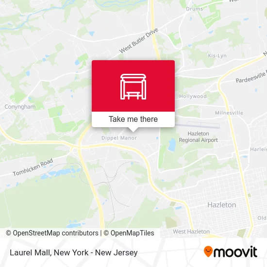 Laurel Mall map