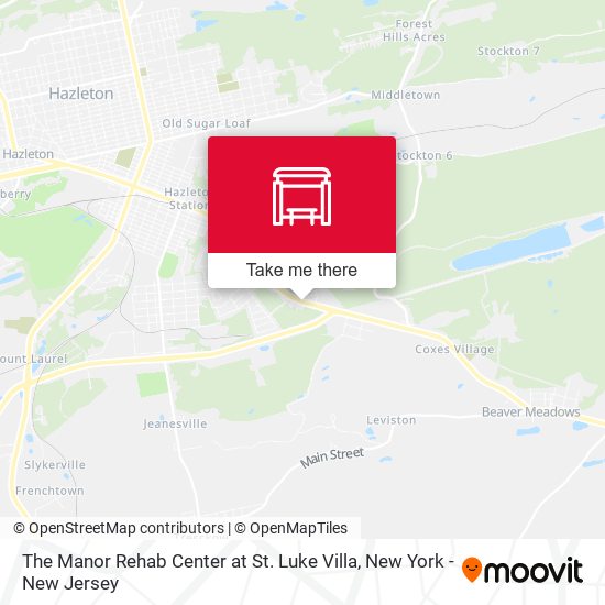 Mapa de The Manor Rehab Center at St. Luke Villa
