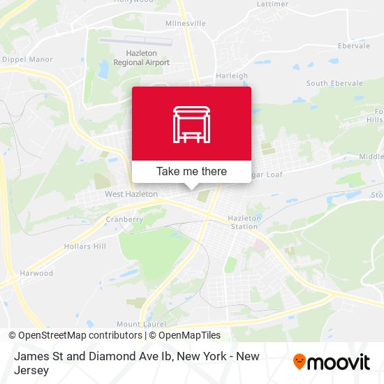 James St and Diamond Ave Ib map