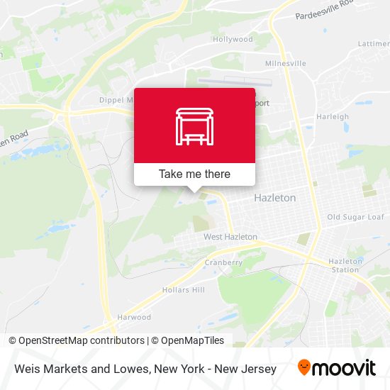 Mapa de Weis Markets and Lowes