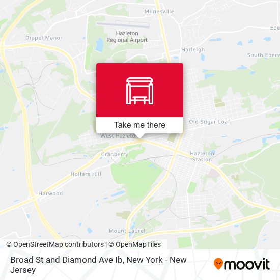 Mapa de Broad St and Diamond Ave Ib