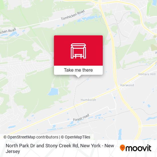 North Park Dr and Stony Creek Rd map