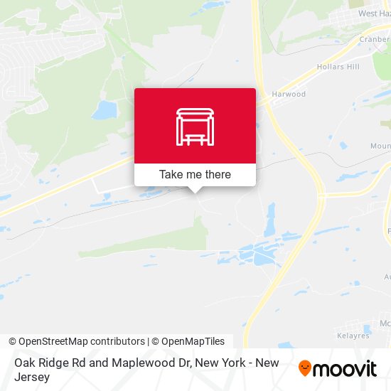 Oak Ridge Rd and Maplewood Dr map