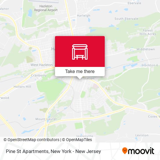 Mapa de Pine St Apartments