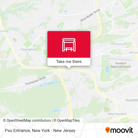 Psu Entrance map