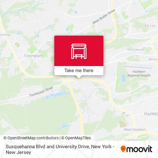 Mapa de Susquehanna Blvd and University Drive