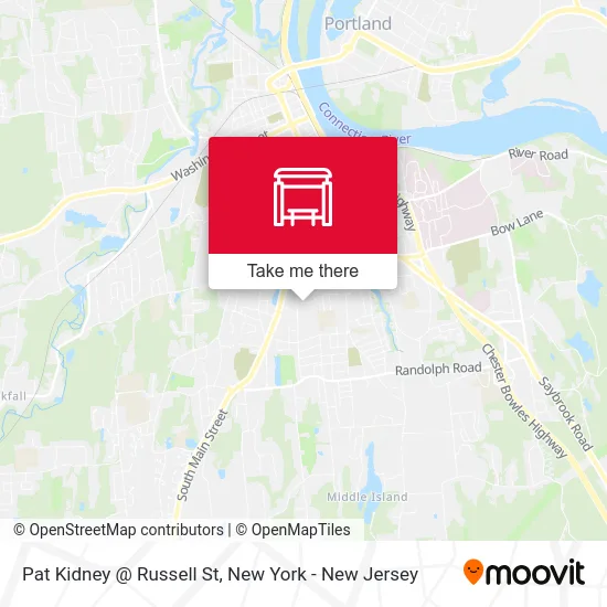 Pat Kidney @ Russell St map