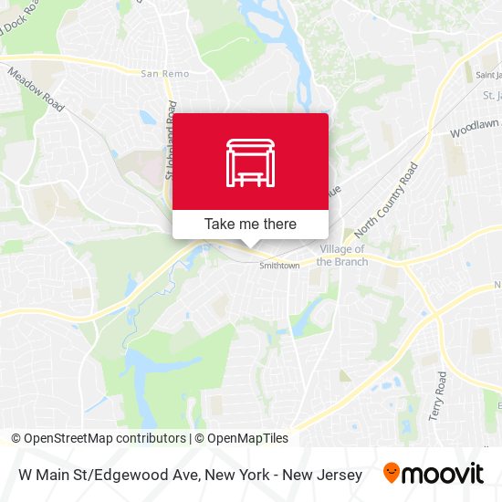 Mapa de W Main St/Edgewood Ave
