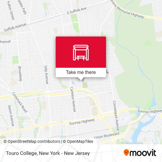 Mapa de Touro College