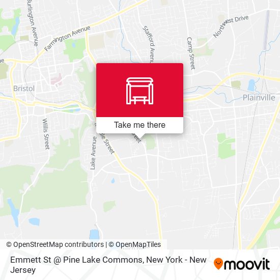 Emmett St @ Pine Lake Commons map
