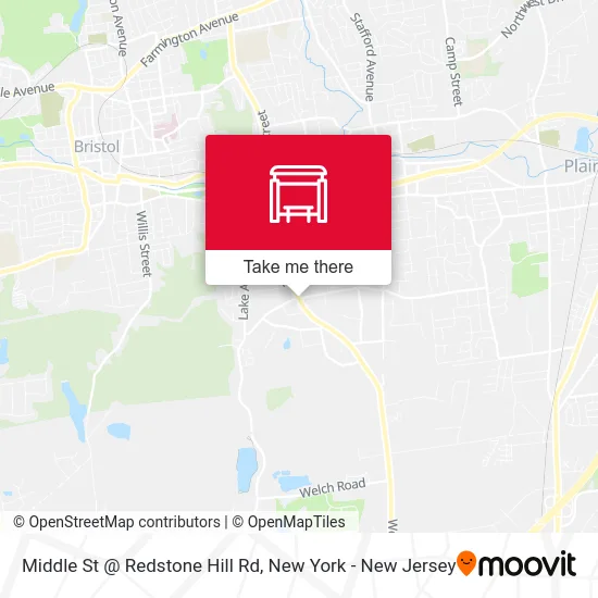 Middle St @ Redstone Hill Rd map