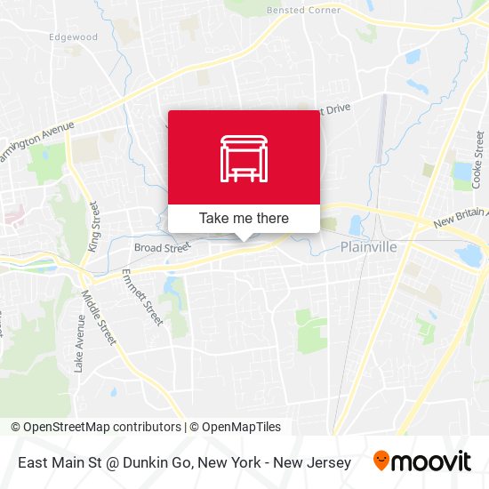 East Main St @ Dunkin Go map