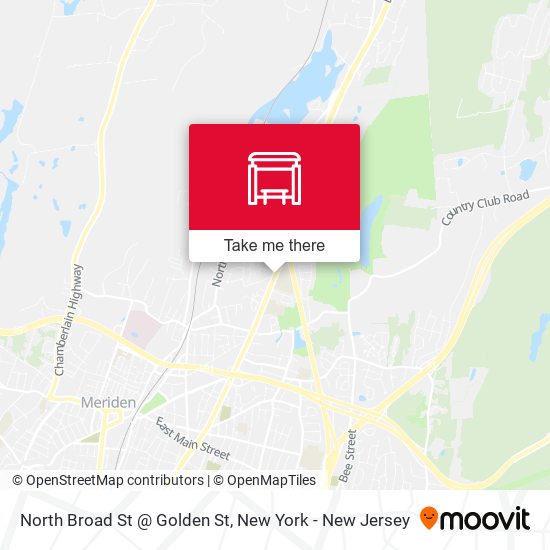 Mapa de North Broad St @ Golden St