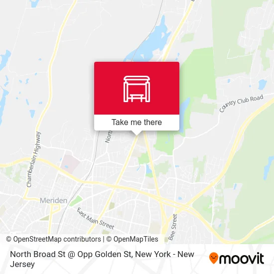 North Broad St @ Opp Golden St map