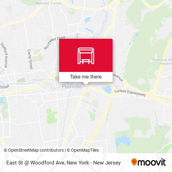 Mapa de East St @ Woodford Ave