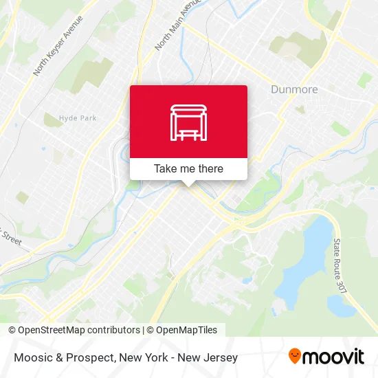 Moosic & Prospect map