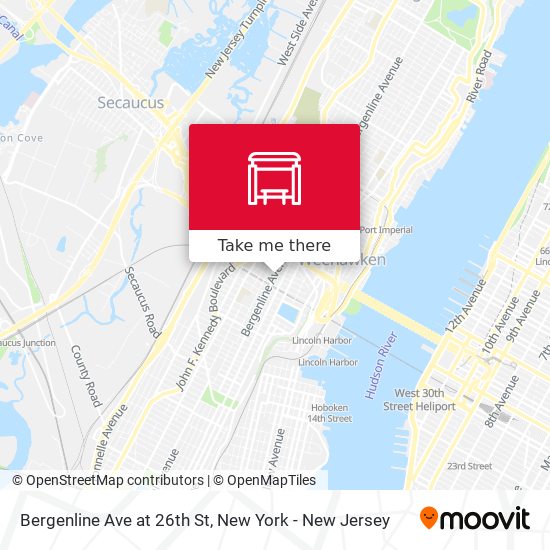Mapa de Bergenline Ave at 26th St