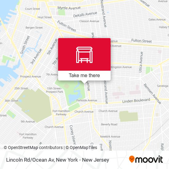 Mapa de Lincoln Rd/Ocean Av