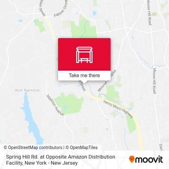 Spring Hill Rd. at Opposite Amazon Distribution Facility map