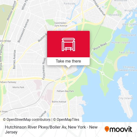 Hutchinson River Pkwy / Boller Av map
