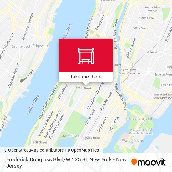 Frederick Douglass Blvd / W 125 St map
