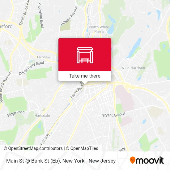 Main St @ Bank St (Eb) map