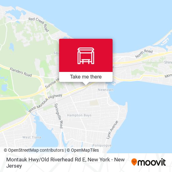 Montauk Hwy/Old Riverhead Rd E map