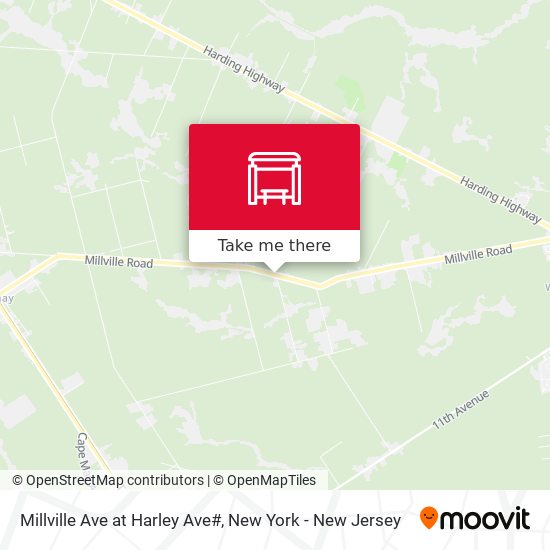 Mapa de Millville Ave at Harley Ave#