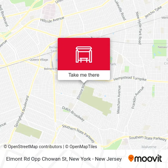 Elmont Rd Opp Chowan St map