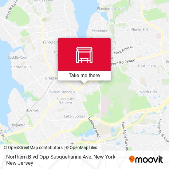 Northern Blvd Opp Susquehanna Ave map