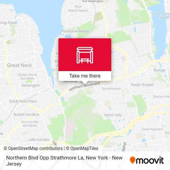 Northern Blvd Opp Strathmore La map