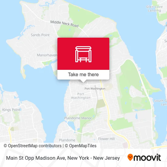 Main St Opp Madison Ave map
