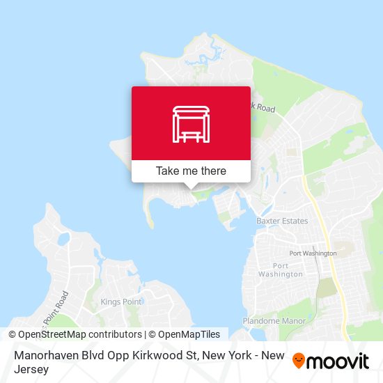 Mapa de Manorhaven Blvd Opp Kirkwood St
