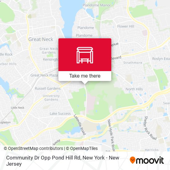 Mapa de Community Dr Opp Pond Hill Rd
