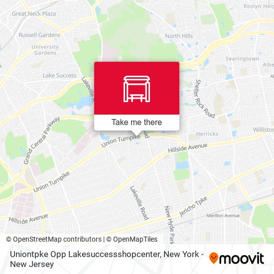 Uniontpke Opp Lakesuccessshopcenter map