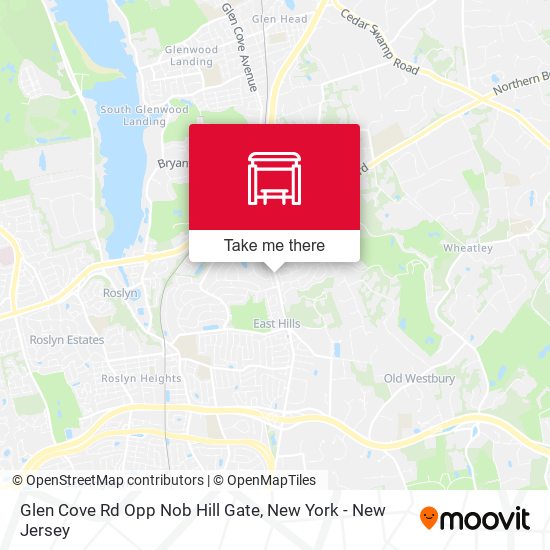 Glen Cove Rd Opp Nob Hill Gate map