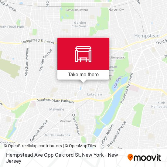 Hempstead Ave Opp Oakford St map