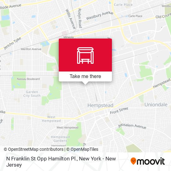 Mapa de N Franklin St Opp Hamilton Pl.