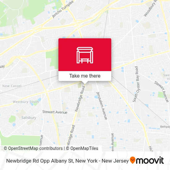 Newbridge Rd Opp Albany St map