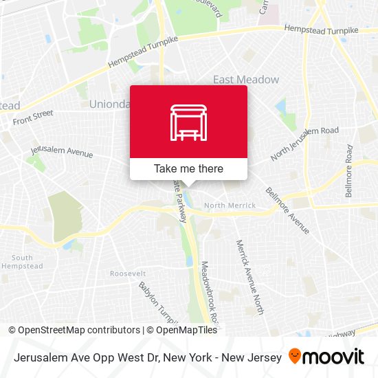 Mapa de Jerusalem Ave Opp West Dr