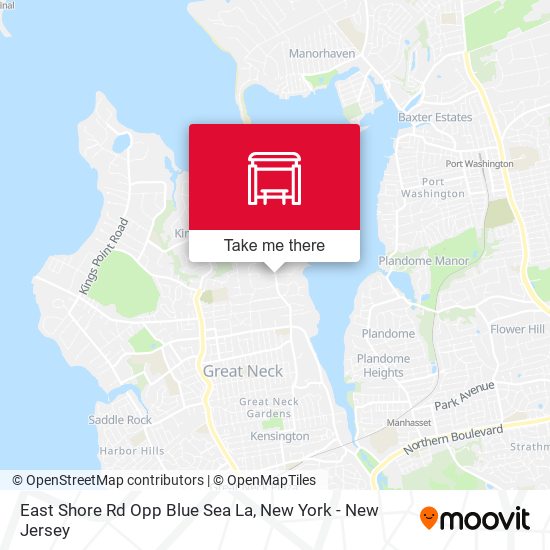 East Shore Rd Opp Blue Sea La map