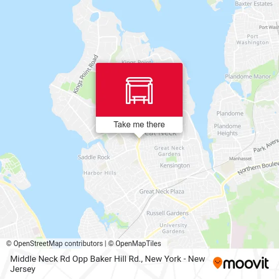 Middle Neck Rd Opp Baker Hill Rd. map