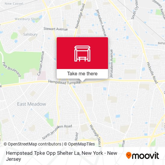 Hempstead Tpke Opp Shelter La map