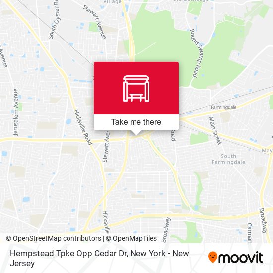 Hempstead Tpke Opp Cedar Dr map