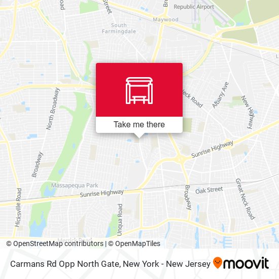Mapa de Carmans Rd Opp North Gate