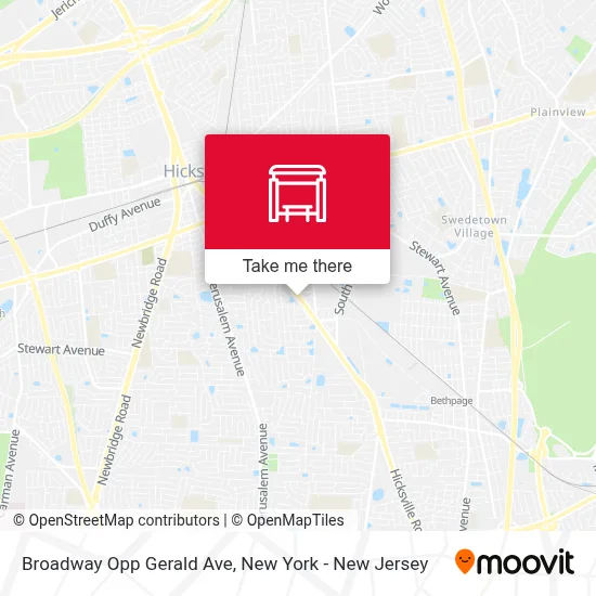 Broadway Opp Gerald Ave map