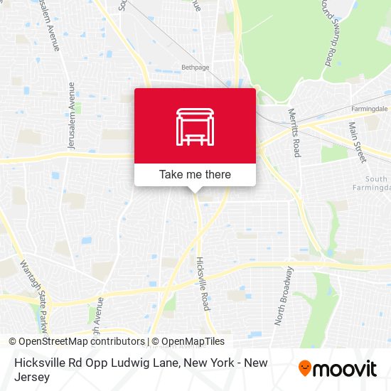 Hicksville Rd Opp Ludwig Lane map