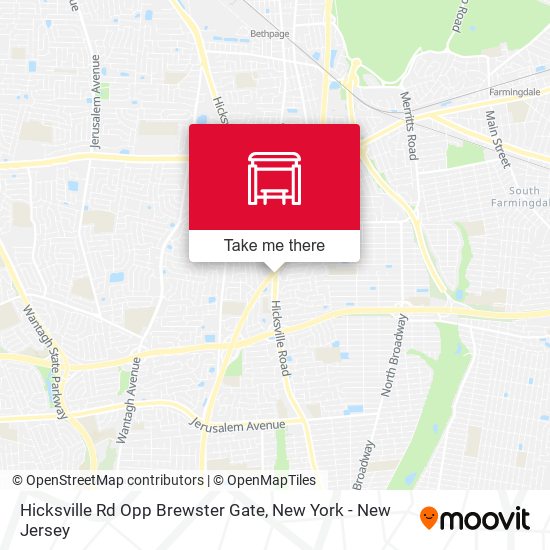 Hicksville Rd Opp Brewster Gate map