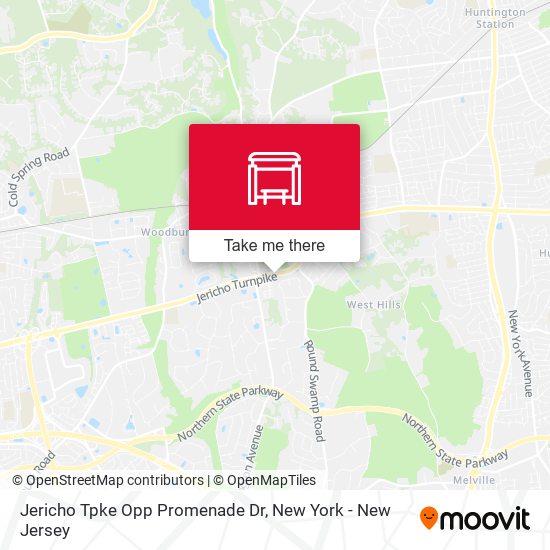 Mapa de Jericho Tpke Opp Promenade Dr